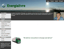 Tablet Screenshot of energialivre.com.pt